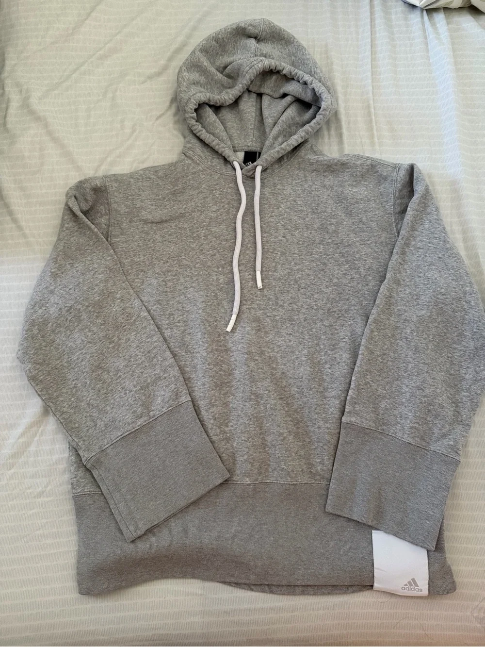 Adidas Men’s Grey Pullover Hoodie